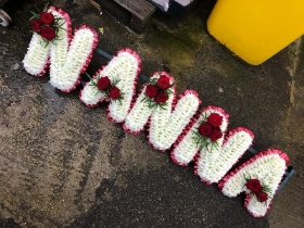 NANNA, tribute, Sikh, Hindi, Hindu, Funeral, sympathy, wreath, tribute, flowers, florist, gravesend, Northfleet, Kent, london