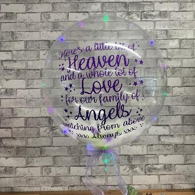 Light up, battery, bubble, balloon, bubblegum, personalised, gift, alternative, Gravesend, florist, delivery, delivered, alternative, Northfleet, kent 