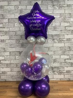  Christmas, naughty, elf, shelf, balloon, stuffed, gift, elf on the shelf, gravesend, florist, flowers, delivery, northfleet, kent