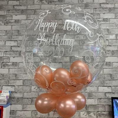 Filigree bubble balloon