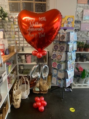 Party, event, wedding, heart, balloons, gravesend, northfleet, kent, florist