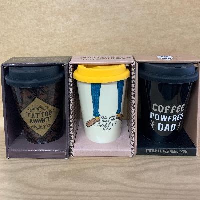 Travel coffee mug