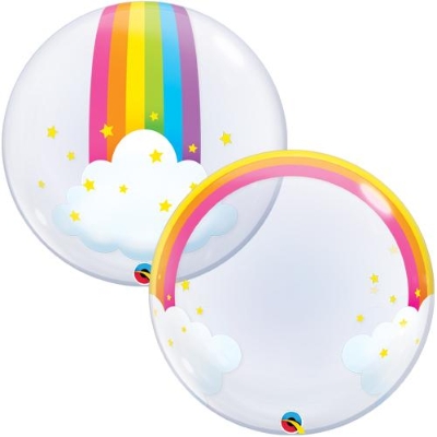 Rainbow bubble balloon