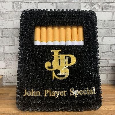 Cigarette, cigarettes, fags, packet, smokes, smoker, Funeral, sympathy, wreath, tribute, flowers, florist, gravesend, Northfleet, Kent, london