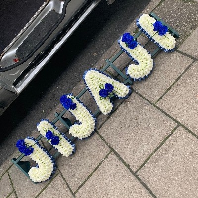 JIJAJI, letters, Indian, Sikh, Hindi, Funeral, sympathy, wreath, tribute, flowers, florist, gravesend, Northfleet, Kent, london