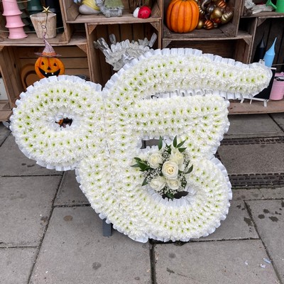 Ik onkar, one god, Sikh, Punjabi, religious, symbol, Khanda, Funeral, sympathy, wreath, tribute, flowers, florist, gravesend, Northfleet, Kent, London, Essex 