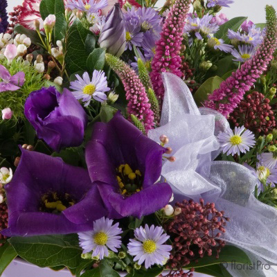 purple, pink, low, table, gift, arrangement, www.thegravesendflorist.co.uk