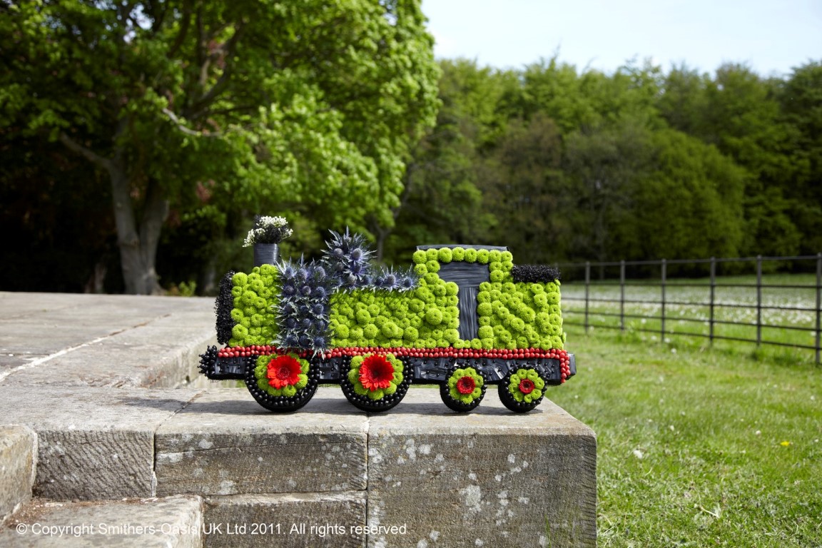 Green Steam Train