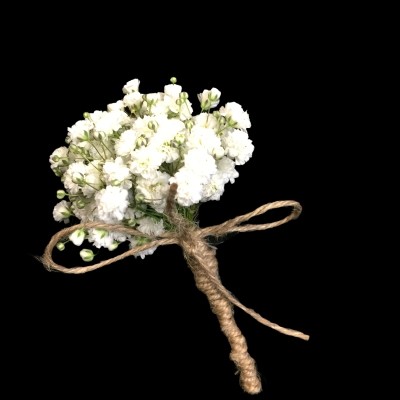 Gypsophila, gyp, buttonhole, button, hole, groom, usher, best man, guest, wedding, flowers, Gravesend, Kent, London, essex