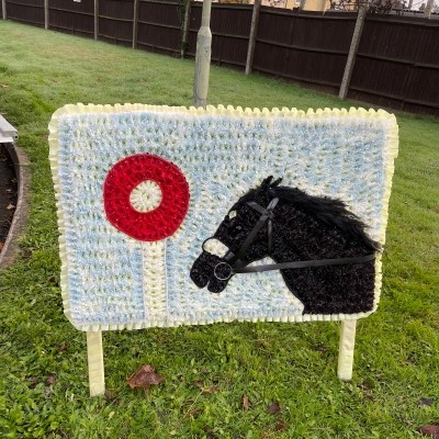 Race, horse, racing, betting, finish, starting, post, Funeral, sympathy, wreath, tribute, flowers, florist, gravesend, Northfleet, Kent, London, Essex 