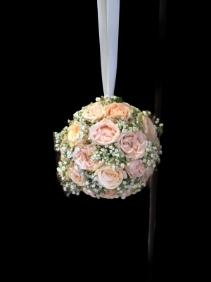Rose, gyp, gypsophila, kissing, ball, flower girl, bridesmaid, young, Gravesend, Kent, London, Medway, essex