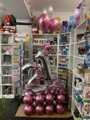 Wow, balloon, party, number, birthday, anniversary, balloons, special, Gravesend, Medway, Dartford, Kent 
