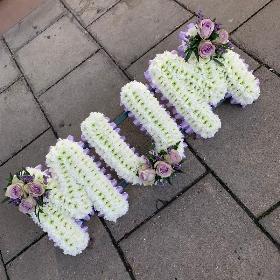 mum, mummy, mother, funeral flowers, funeral tribute, funeral letters
