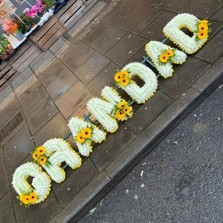 Grandad, grandpa, grandfather, funeral flowers, funeral tribute, florist, gravesend