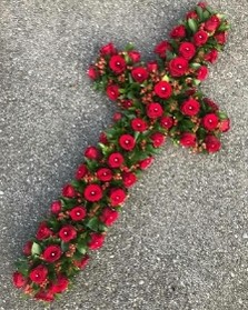 Rose Filled Cross