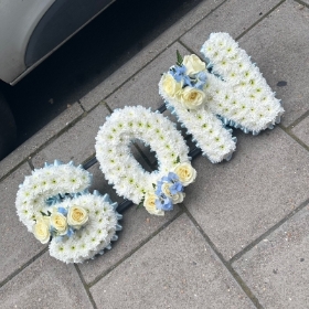 Son, daughter, letter, funeral, tribute, wreath, flowers, delivery, Gravesend, florist