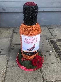 3d, bottle, beer, Jameson, funeral, flowers, tribute, wreath, sympathy, Gravesend, London, kent