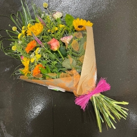 Florist choice presentation bouquet