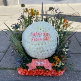 In the rough golf ball tribute