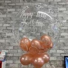 Filigree bubble balloon