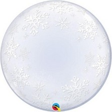 Snowflake bubble balloon