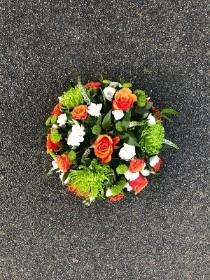 Irish, flag, orange, green, white, posy, arrangement, Funeral, sympathy, wreath, tribute, flowers, florist, gravesend, Northfleet, Kent, london 