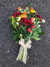 Tied, sheaf, bouquet, Funeral, sympathy, wreath, tribute, flowers, florist, gravesend, Northfleet, Kent, london