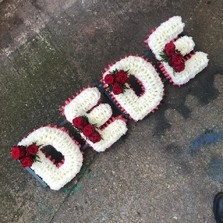 Dede, grandad, Turkish, letters, word, Funeral, sympathy, wreath, tribute, flowers, florist, gravesend, Northfleet, Kent, london