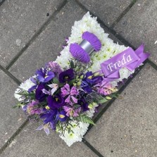 Ball, wool, knitting, knitter, crochet, pillow, Funeral, sympathy, wreath, tribute, flowers, florist, gravesend, Northfleet, Kent, london