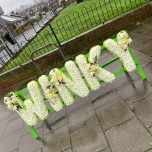 18”, xl, letter, letters, words, gypsy, traveller, Funeral, sympathy, wreath, tribute, flowers, florist, gravesend, Northfleet, Kent, London, Essex 