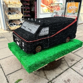Black, gmc, van, a-team, Funeral, sympathy, wreath, tribute, flowers, florist, gravesend, Northfleet, Kent, London, Essex 