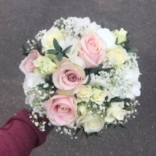 White, blush, pink, nude, ivory, bride, bridesmaid, bouquet, handtie, posy, rose, hydrangea, gypsophila, gyp, Gravesend, Northfleet, wedding, flowers, Kent, London, essex, Gravesend, medway