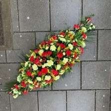 Carnation, coffin, spray, Funeral, sympathy, wreath, tribute, flowers, florist, gravesend, Northfleet, Kent, London