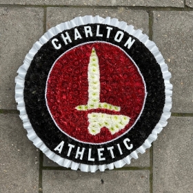Charlton, athletic, football, club, Funeral, sympathy, wreath, tribute, flowers, florist, gravesend, Northfleet, Kent, London, Essex 