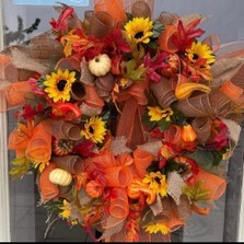 Deco door wreath