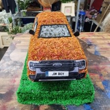 Ford, ranger, truck, Funeral, sympathy, wreath, tribute, flowers, florist, gravesend, Northfleet, Kent, London, Essex 