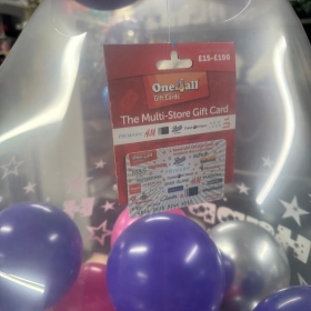 Gift voucher popping balloon