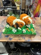 Guinea pig, cute, Funeral, sympathy, wreath, tribute, flowers, florist, gravesend, Northfleet, Kent, London, Essex 