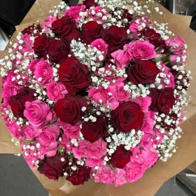 Luxury, rose, handtie, bouquet, gift, bunch, birthday, love, anniversary, valentines 