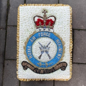 RAF, regiment, wings, royal, air, force, Funeral, sympathy, wreath, tribute, flowers, florist, gravesend, Northfleet, Kent, London