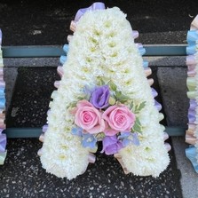 Pretty, pastel, unicorn, letter, word, child, baby, girl, Funeral, sympathy, wreath, tribute, flowers, florist, gravesend, Northfleet, Kent, London